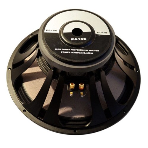 Woofer de 15 pulgadas con campana de aluminio inyectado